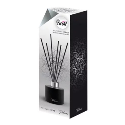 Brait Premium Sticks Midnight Dream - Raumduft, Aroma Diffusor mit Stabchen 100 ml