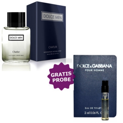 Chatler Dolce Men - Eau de Parfum 100 ml, Probe Dolce Gabbana Homme