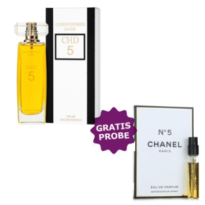 Christopher Dark CHD 5 EDP - Eau de Parfum 100 ml, Probe Chanel No. 5
