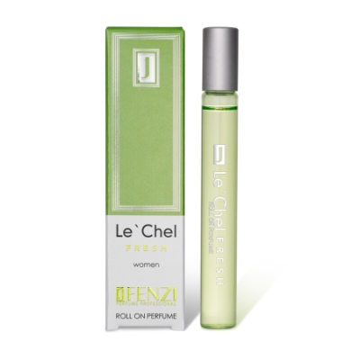 JFenzi Le Chel Fresh - Aktions-Set fur Damen, Eau de Parfum 100 ml, roll-on 10 ml