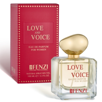 JFenzi Love and Voice - Eau de Parfum 100 ml, Probe Valentino Voce Viva