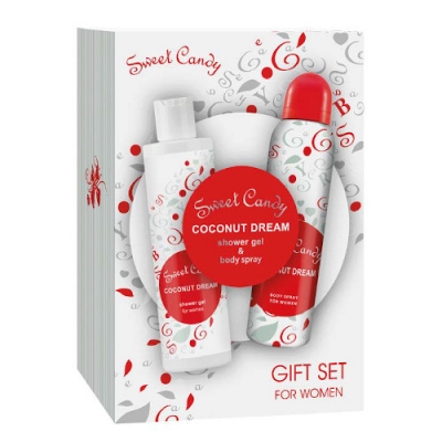 Jean Marc Sweet Candy Coconut Dream - Set, Duschgel, Deodorant