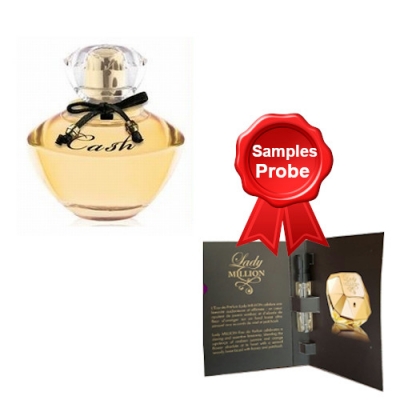 La Rive Cash - Eau de Parfum fur Damen 90 ml, Probe Paco Rabanne Lady Million