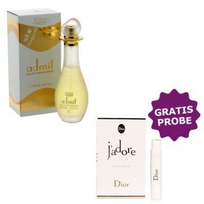 Lamis Admit It de Luxe - Eau de Parfum 100 ml, Probe Dior Jadore