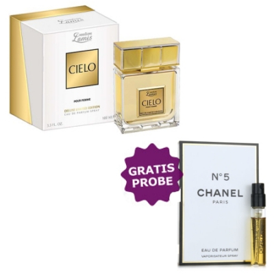 Lamis Cielo Pour Femme de Luxe EDP - Eau de Parfum 100 ml, Probe Chanel No. 5