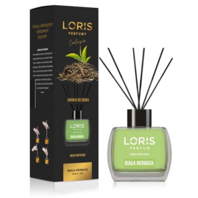 Loris White Tea - Raumduft, Aroma Diffusor mit Stabchen 120 ml
