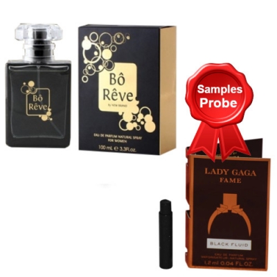 New Brand Bo Reve Eau de Parfum 100 ml, Probe Lady Gaga Fame