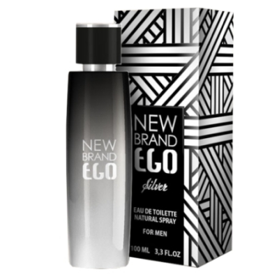 New Brand Ego Silver - Eau de Toilette fur Herren 100 ml