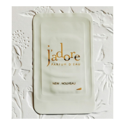 Dior J'adore Parfum d'Eau - Eau de Toilette fur Damen, Probe 0.1 ml
