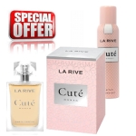 La Rive Cute - Aktions-Set, Eau de Parfum, Deodorant
