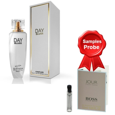 Chatler Day Women - Eau de Parfum 100 ml, Probe Hugo Boss Jour Femme