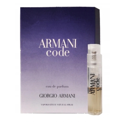 Blue Up Blue Secret Woman - Eau de Parfum fur Damen 100 ml, Probe Armani Code Woman EDP 1,2 ml