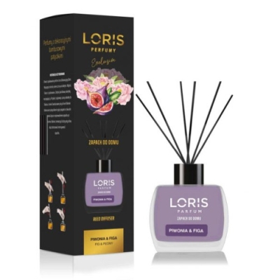 Loris Pfingstrose & Feige - Raumduft, Aroma Diffusor mit Stabchen 120 ml