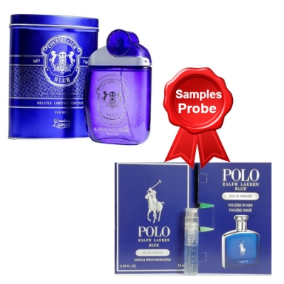 Lamis Country Club Blue de Luxe - Eau de Parfum 100 ml, Probe Ralph Lauren Polo Blue