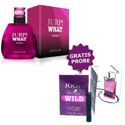 Chatler Jurp What Woman - Eau de Parfum 100 ml, Probe Joop! Miss Wild