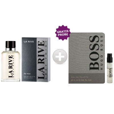 La Rive Grey Point - Eau de Toilette 90 ml, Probe Hugo Boss Bottled