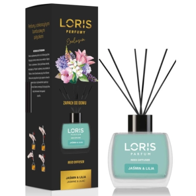 Loris Jasmin & Flieder - Raumduft, Aroma Diffusor mit Stabchen 120 ml
