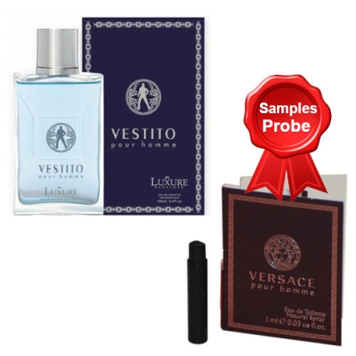 Luxure Vestito Pour Homme - Eau de Toilette 100 ml, Probe Versace Pour Homme