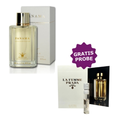 Cote Azur Panama Woman - Eau de Parfum 100 ml, Probe Prada La Femme